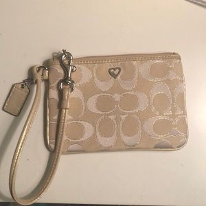 Coach wallet, two Coach wristlets